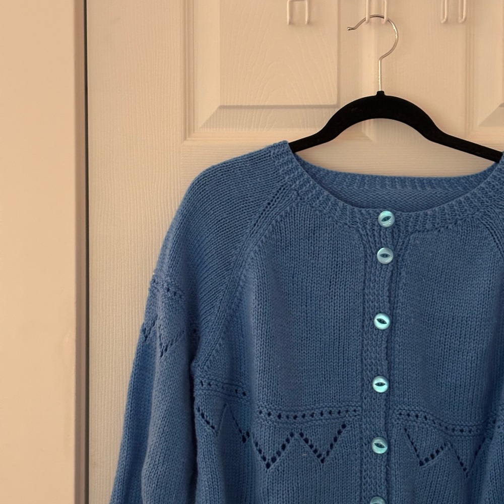 Vintage Blue Cardigan